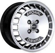 Alumiinivanne Ronal R10 Turbo Black / Polished | 7x15 | 4x108 | ET28 | KR76