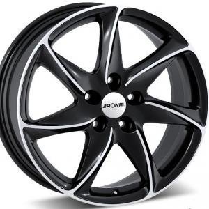 Ronal R51 Black Polished 6.5x15 4/108 ET25 B65.1