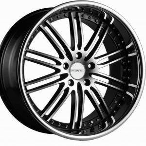 Vertini Hennessey Black Polished Inox Lip 8x18 5/108 ET45 B63.4