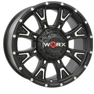 Worx Tyrant Matt Black Polished 9x18 5/150 ET25 B110.1